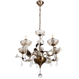 Люстра &quot;Жасмин&quot; 5хE14 40Вт бронза 64х64х50 см.   4501479