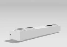 Лучевой фасадный светильник Rayline 8W white 3000K IP65 85-265V (100)