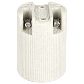 Ecola патрон керамический E14 Белый AB4SCWEAY