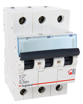 LEGRAND Авт. выкл. TX³-E 6000 - 6 кА - тип хар. C - 3мод - 25А