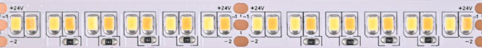 Лента с/д 2835-240 24Вт 3000К+6000К 24V (5м) LUX IP20