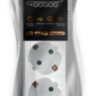 REV Удлинитель с заземлением с выкл. Supraguard, 5 розеток, 3 м, 3680 Вт, 16А, 3х1,5мм2, 2 USB 5V-2,