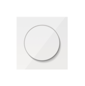 Накладка для светорегулятора поворотного, матовый белый