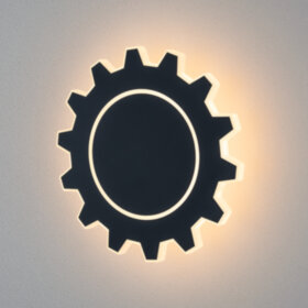 MRL LED 1100 / Светильник настенный светодиодный Gear L LED черный