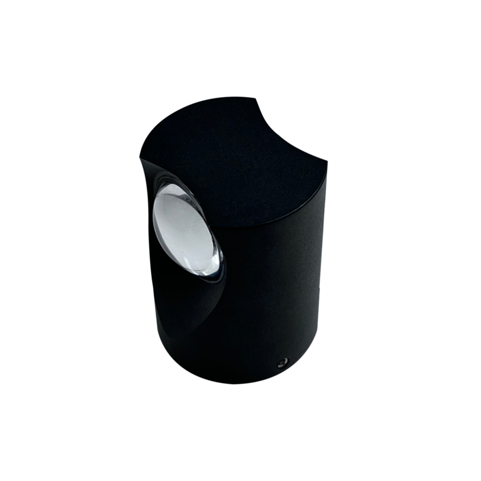 Лучевой фасадный светильник Glow 2x1W black 3000K IP54 85-265V (100)