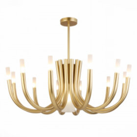 SL1173.202.13 Люстра потолочная ST-Luce Золотистый/Белый G4/E27 12+1*3+60W