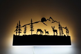 B190 WHITE+BLACK  (1/10) Бра