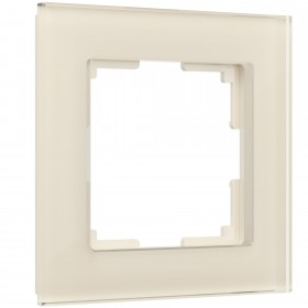 WL молочный,стекло 1 рамка WL01-Frame-01