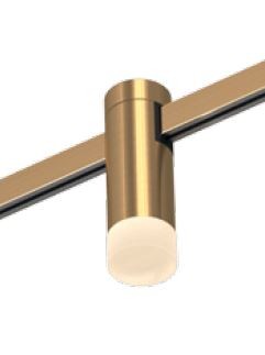 ST812.206.03 Магнитный трековый светильник FARM Золотистый LED 1*3W 3000K 93Lm Ra90 120 IP20 D29xH90