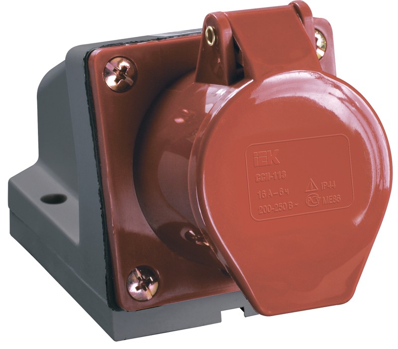 IEK Розетка ОП 32А 380В 3P+PЕ ССИ-124 IP44 IEK PSR12-032-4
