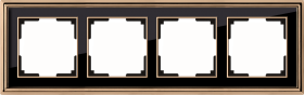 WL золото/черный 4 рамка WL17-Frame-04