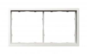 Рамка 2-я, матовый белый