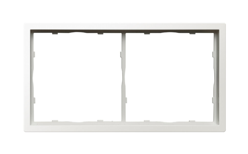 Рамка 2-я, матовый белый