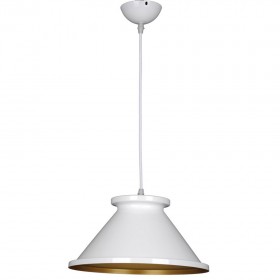 Подвес E27, цвет Белый/Золото,белый кабель PNL.005.300.04