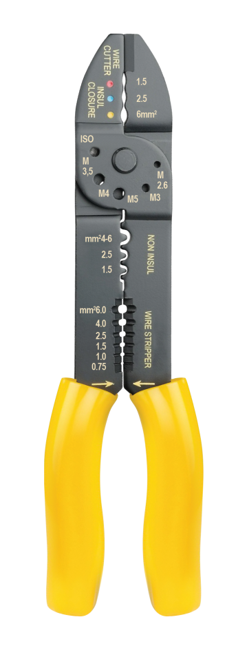 Кримпер для обжима наконечников и зачистки проводов DIY, duwi