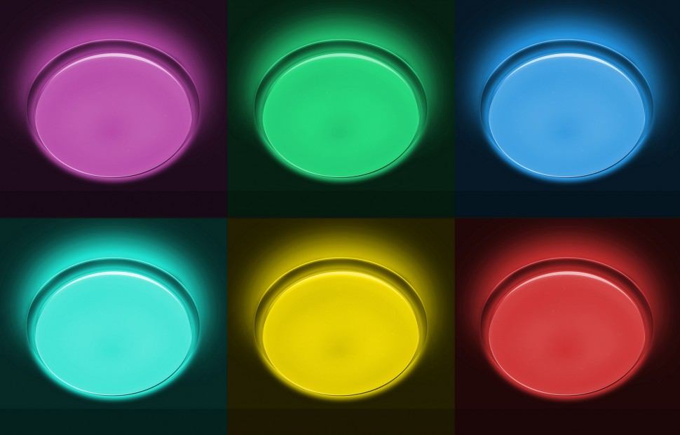 Светодиодная потолочная люстра SATURN с дистанционным управлением, Ritter