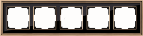 WL золото/черный 5 рамка WL17-Frame-05