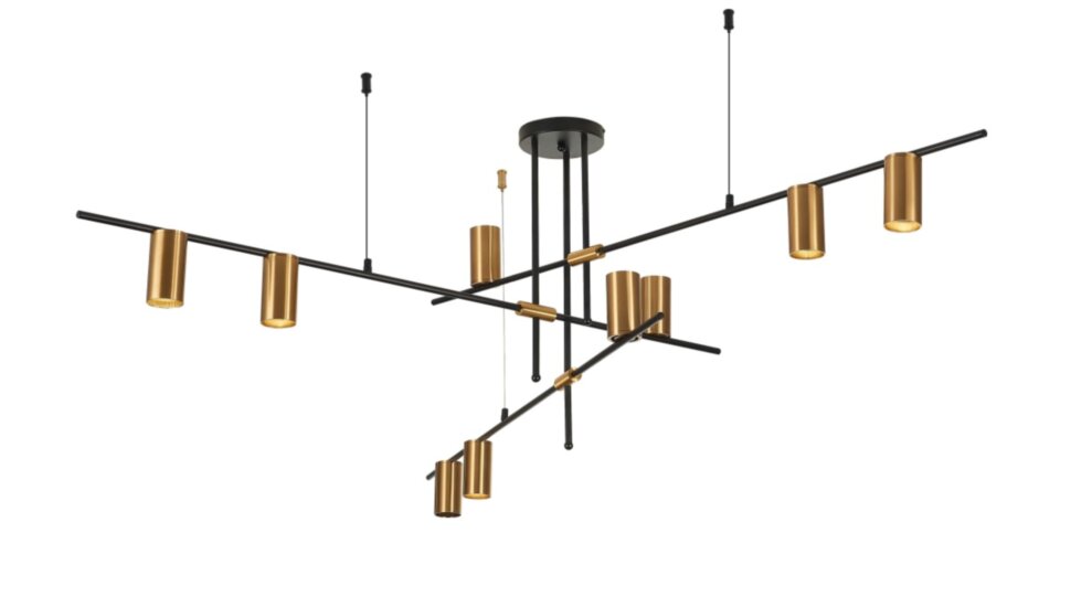 9001-DW/9 BLACK+BRASS (1) Светильник (NW