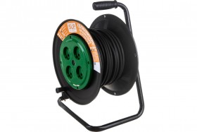 Удлинитель эл.на катушке 20м/4роз. б/з (КГ 2*1)