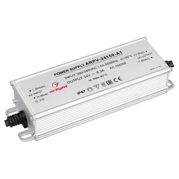 Блок питания ARPV-24150-A1 (24V, 6.25A, 150W)