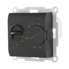 Терморегулятор теплого пола в комплекте с сенсором (черный бархат) LK60, LK80