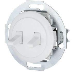 Выключатель 2-рычажковый (сх.5) 10 A. 250 B (бел.) LK Vintage (12шт.) 1кор.=120шт.