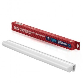 LED Светильник REV T5 Line 5W 6500K 300мм. Встроенный коннектор для жесткого соединения светильников