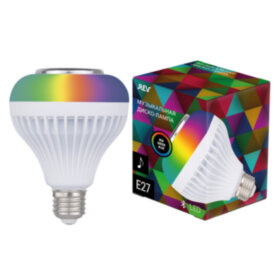 REV Лампа сд мультиколор RGB с Bluetooth динамиком и пультом ДУ
