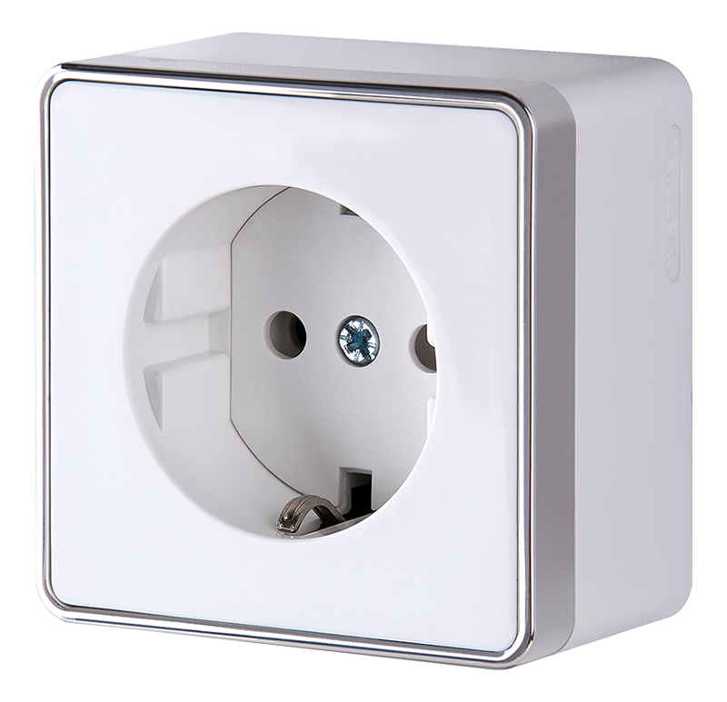 WL белая Розетка с/з