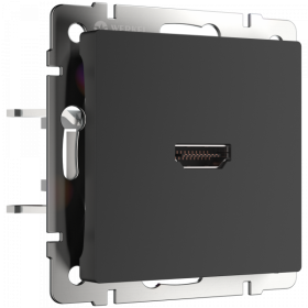 WL черный матовый Розетка HDMI WL08-60-11