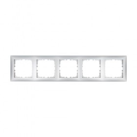 Рамка 5-постовая (сереб. металлик) LK60 (20шт) 1кор.=200шт