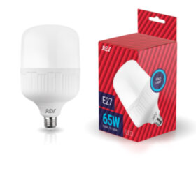 REV Лампа сд T135 E27 65W 6500К(20шт) PowerMax, дневной свет