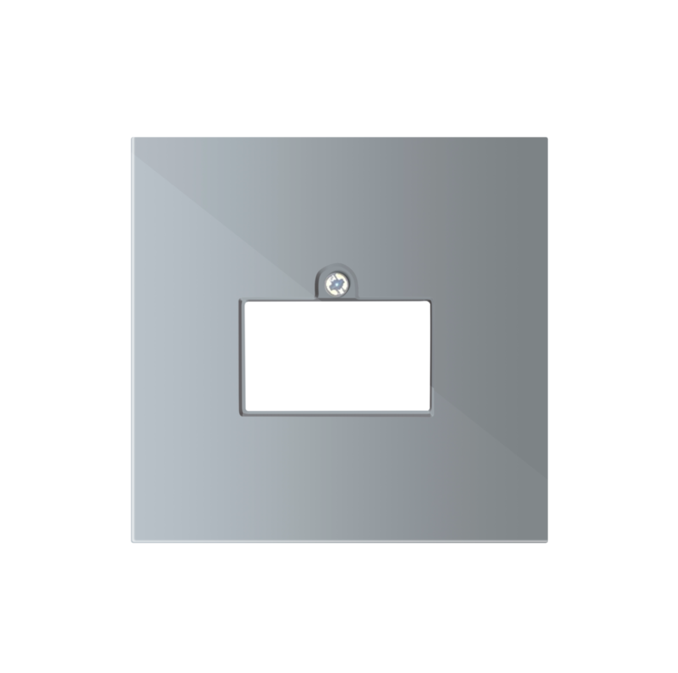 Накладка стандарта TAE для розеток USB, HDMI, аудио, сталь