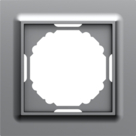 Donel A07 Wave матовый серый рамка 1-я