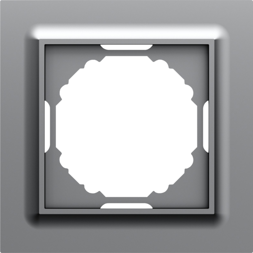 Donel A07 Wave матовый серый рамка 1-я