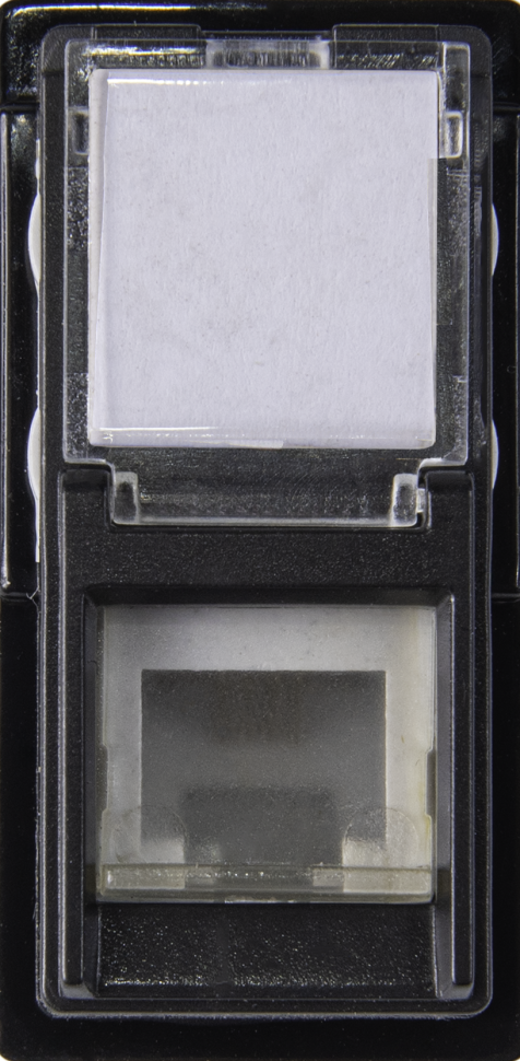 Vanguard Valero Розетка телефонная RJ11 1 модуль, Черный