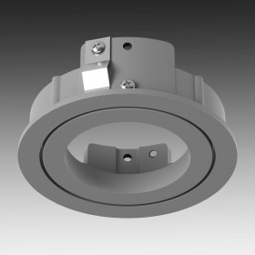 217609 Светильник INTERO 16 ROUND GU10 СЕРЫЙ (в комплекте)