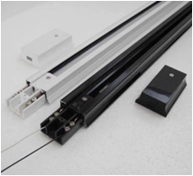 Шинопровод (Трек) 1м однофазный 220V черный