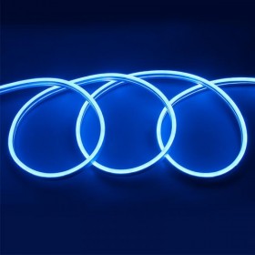 Гибкий неон 2835 синий 12V 9,6w на метр120LED/M 20-22LM IP44 5м