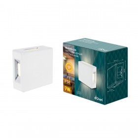 REV Светильник сд архитектурный Nuovo LED 7W, IP54, 3000K, белый, duwi
