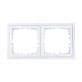 Рамка 2-постовая (белый) LK80 CLASSIC