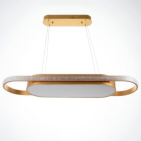 Светильник 1444/1 LED 100Вт 3000-6000К золото 102х28х8 см   5440233