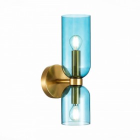 SL1180.211.02 Бра ST-Luce Золотистый/Голубой E14 2*40W