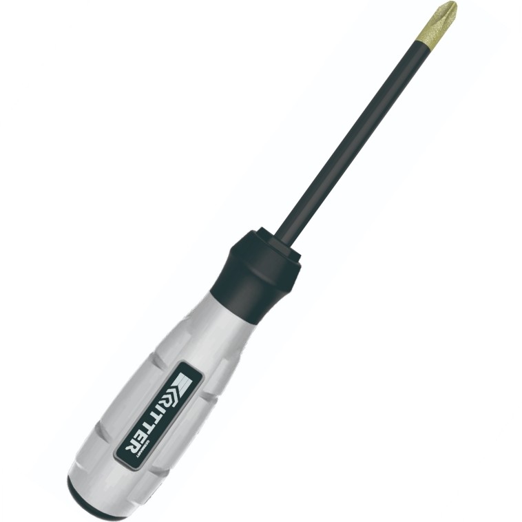 Отвёртка Ritter Diamond SL 3 x100 мм  магнитная (алмазное покрытие, сталь S2) двухкомпонентная рукоятка