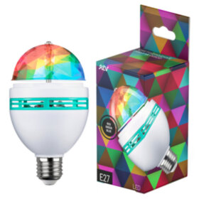 REV Лампа сд проекционная DISCO RGB 3W
