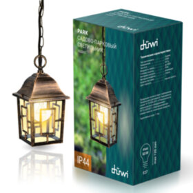 REV Светильник сад.-парк. duwi Park подвес 900мм, 60W,черное золото