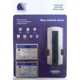 Выключатель с ДУ + 4 приёмника, «RF-Мини». 4*1000Вт