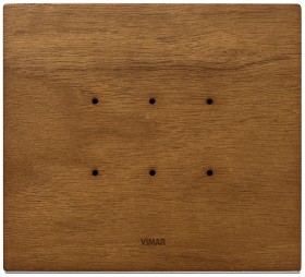 Накладка EIKON TACTIL для 3 модулей, итальянский орех ( мин. 20 шт.)