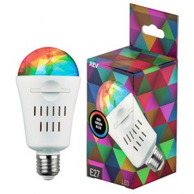 REV Лампа сд проекционная DISCO RGB 4W со сменными патронами