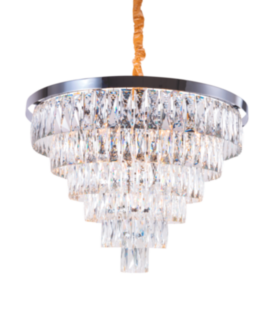 2431R/16A CHR+CL (1) Люстра (в 2-х коробках) NW